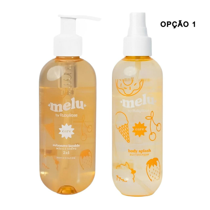 Kit Sabonete Corporal e Body Splash Melu