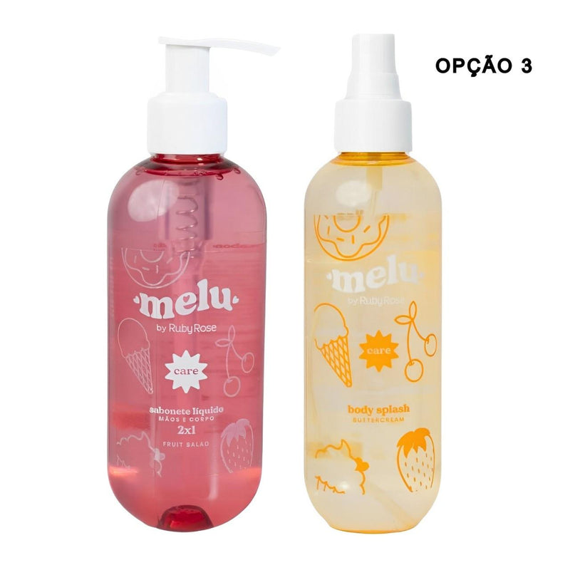 Kit Sabonete Corporal e Body Splash Melu